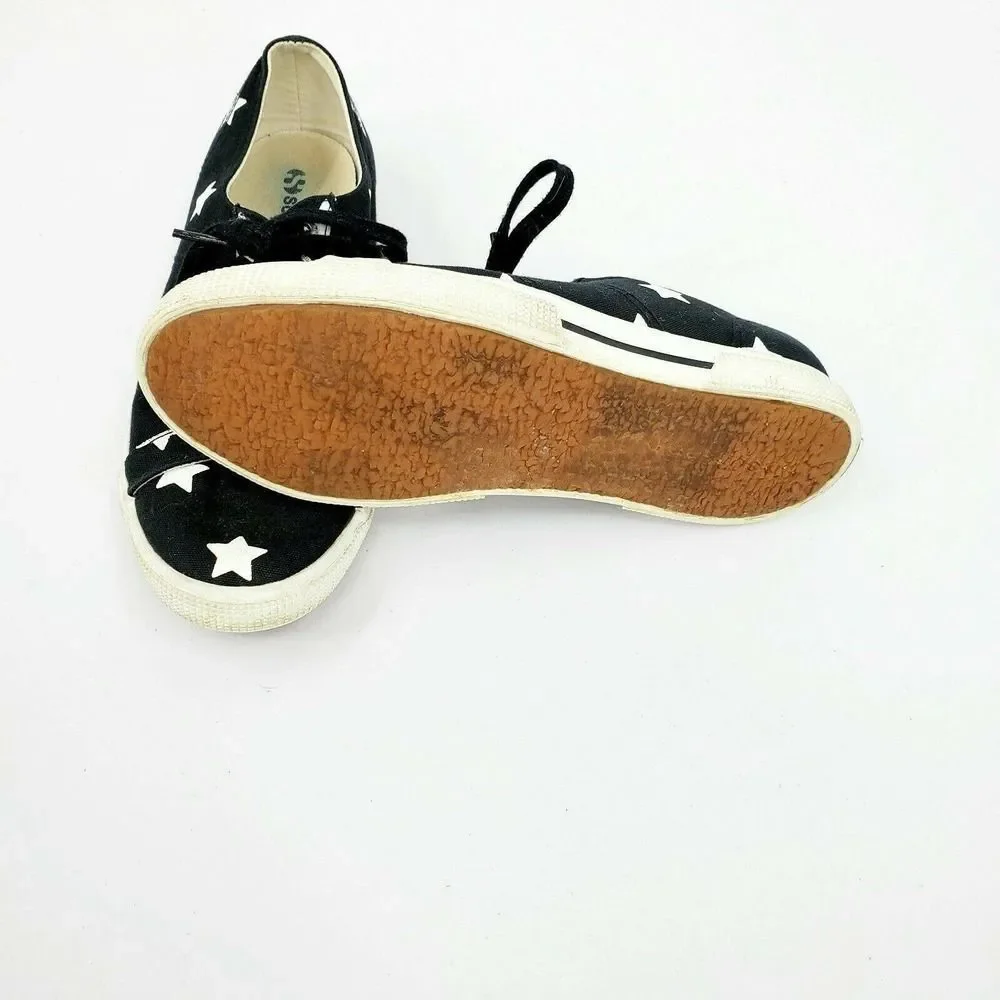 Superga Star Print Canvas Sneakers Casual Walking Shoe 6.5 - Picture 3 of 5